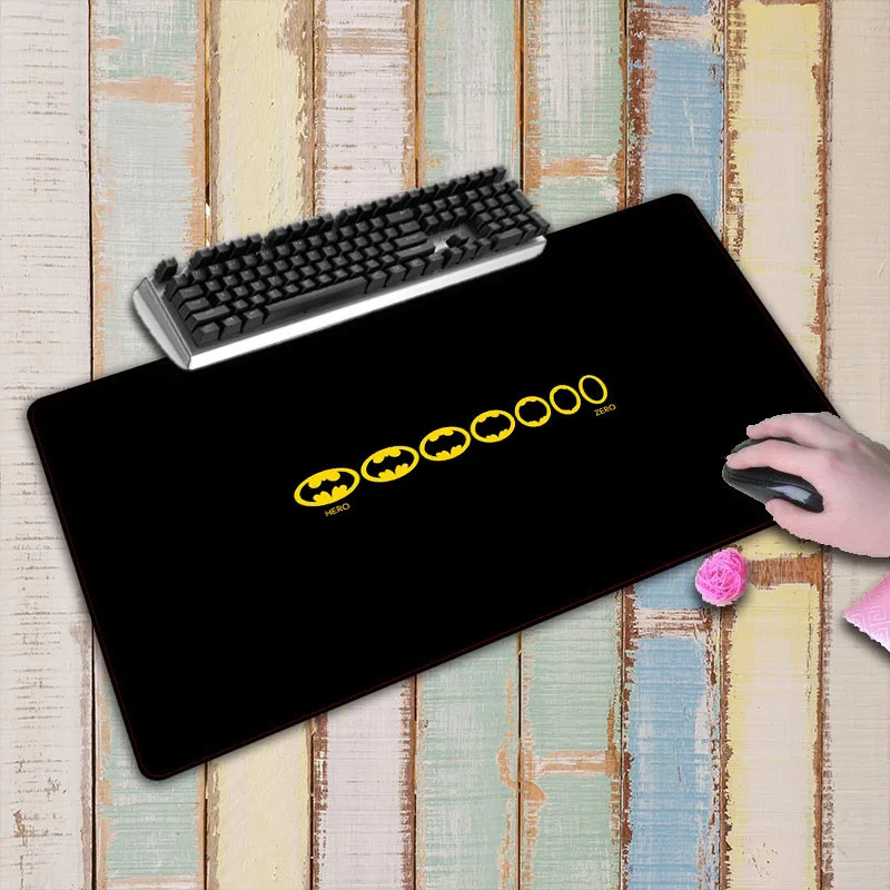  Your Own Mats Cool Batman Logo The Dark Knight gamer play mats Large Locking Edge Mousepad Size for