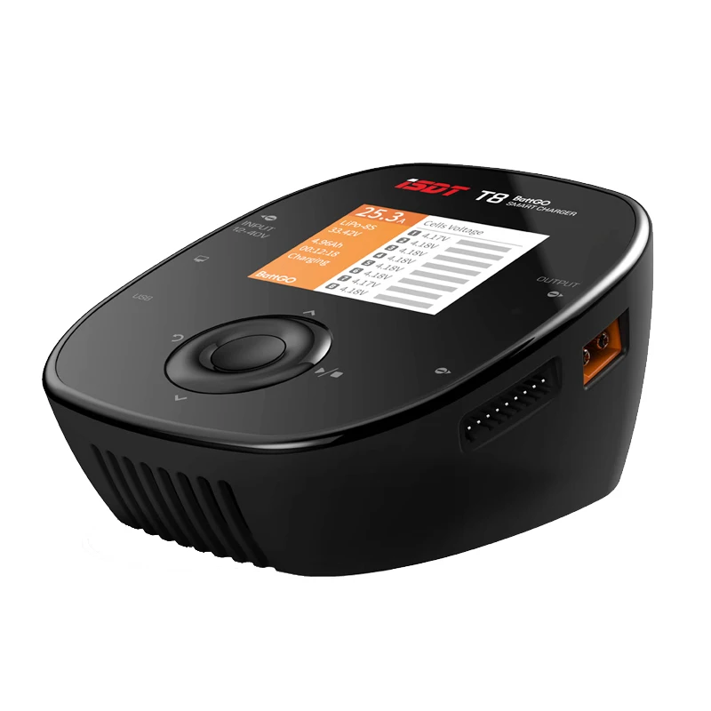 ISDT T8 Battgo Lipo зарядное устройство/Dis зарядное устройство баланс зарядное устройство Dis зарядное устройство 30A 1000 Вт Dc 2-8S ЖК-дисплей цифровой умный аккумулятор