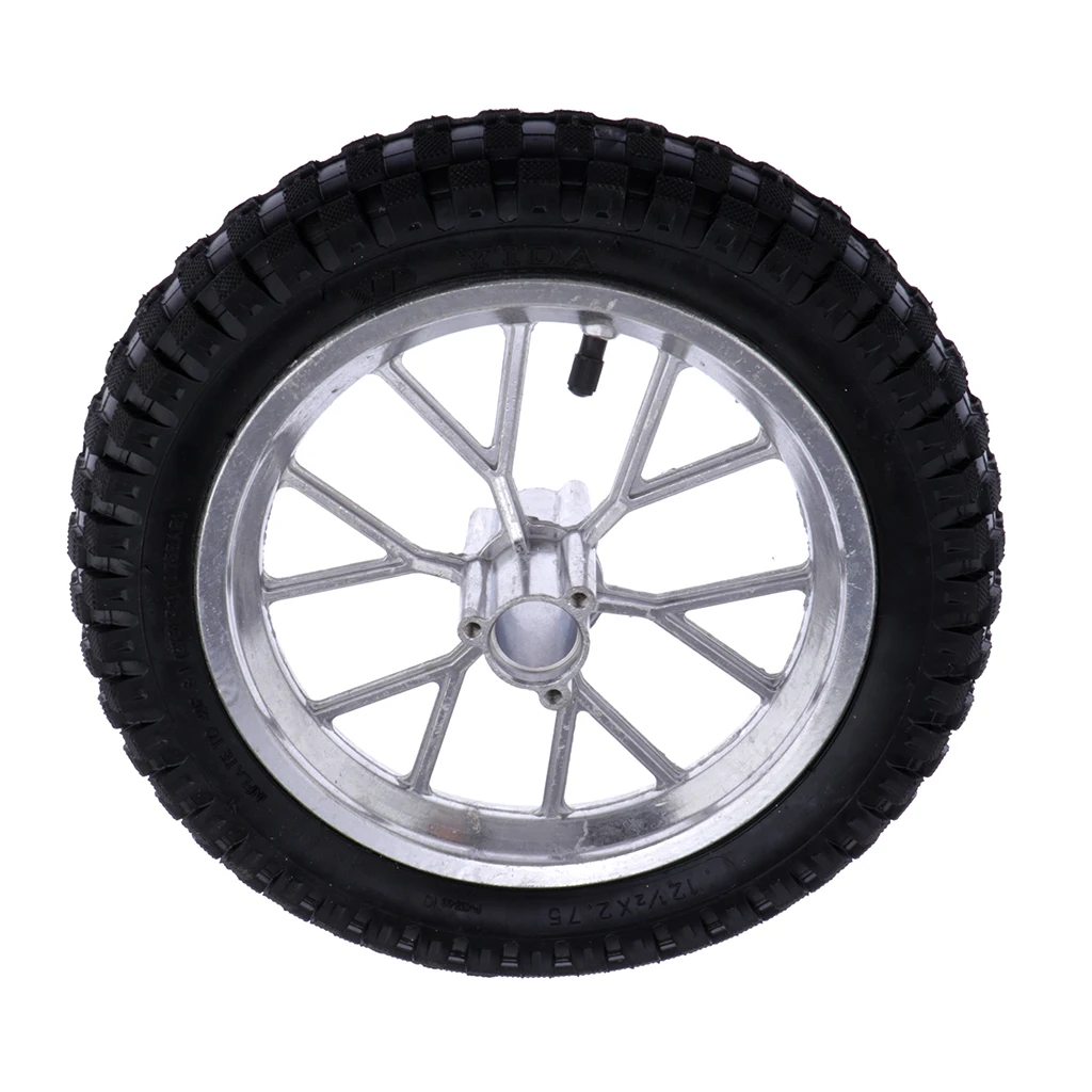 ATV Go Kart Tires and Rims 12.5 - 2.75 Rear for Buggy, ATV Quad Bike, Motor Bike 49cc