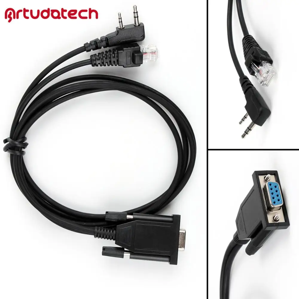 Artudatech 2Pin TK 2 в 1 кабель для программирования для Kenwood HYT TK3107 TK-8108 TK-768 TM271A TK 3107 радио запчасти