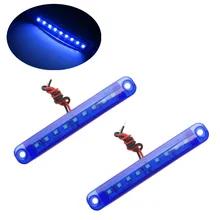 Синий свет грузовик боковой габаритный фонарь боковой фонарь светодиодный 24v Camion 9 СВЕТОДИОДНЫЙ грузовик прицеп