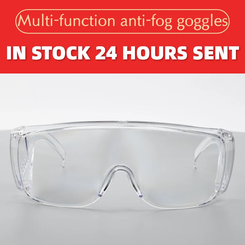 

Brand New Anti Drool-proof Goggles Anti Virus Glasses Unisex High Definition Fog Blocking Anti-dust droplets Adjustable
