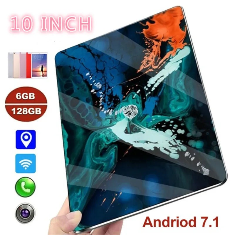 

2020 New 10 inch tablet pc Dual SIM 4G Phone Tablet WIFI Andriod 7.1 Ten Core Tablet with 6G and 128GB memory Phone Pad