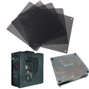 

5PCS PC Computer Case Fan Cooler Dust Filter Dustproof Mesh 140mm Cuttable PVC Black Dropshipping