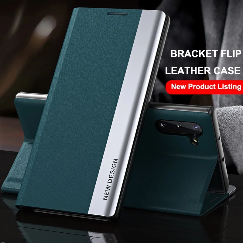 

For Samsung Galaxy A11 A21S A31 A51 A51 A71 A71 A81 A91 5G Cover Luxury Magnetic Leather Flip Stand Phone Case
