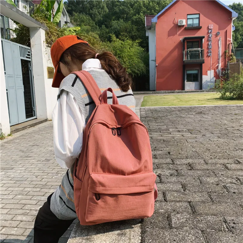 Женский модный милый рюкзак, женская школьная сумка, Harajuku, для девочек-подростков, водонепроницаемый нейлоновый кавайный рюкзак, Женская Студенческая сумка, книга, Новинка