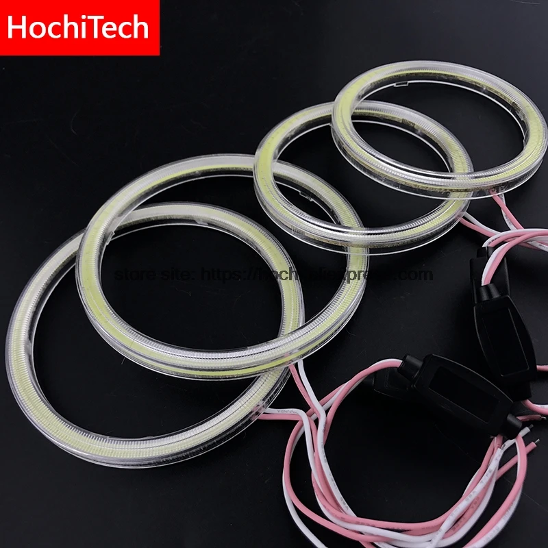 Высокое качество COB Led Light Белый Halo Cob Led angel eyes кольцо без ошибок для Fiat Coupe 1993 1994 1995 1996 1997 1998 1999 2000