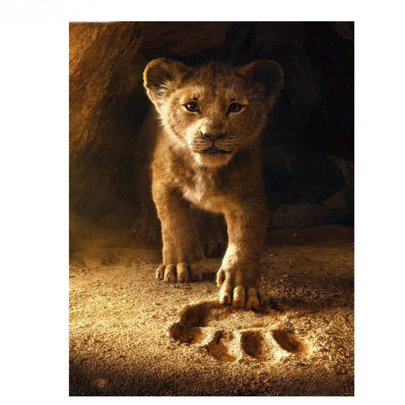 Leopard animals Новое поступление рукоделие DIY Кристалл полная дрель квадратная 5D алмазная живопись Набор для вышивки крестиком Мозаика круглые стразы - Цвет: Leopard 20
