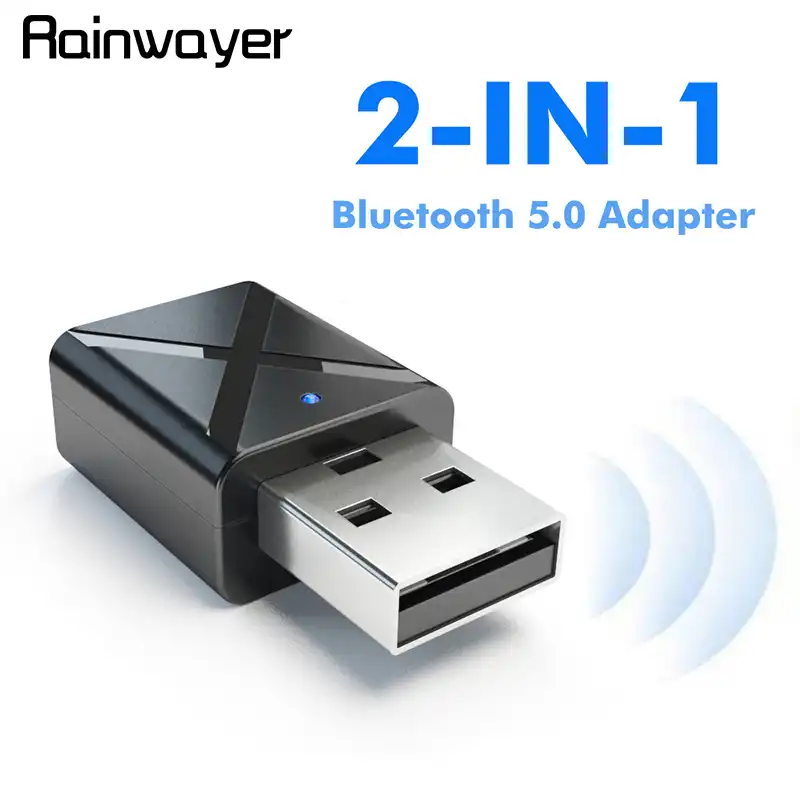 Rainwayer Bluetooth 5 0ステレオオーディオレシーバートランスミッター3 5ミリメートルaux Bluetoothトランスミッタ ミニワイヤレスアダプタ用車のテレビpc Wireless Adapter Aliexpress