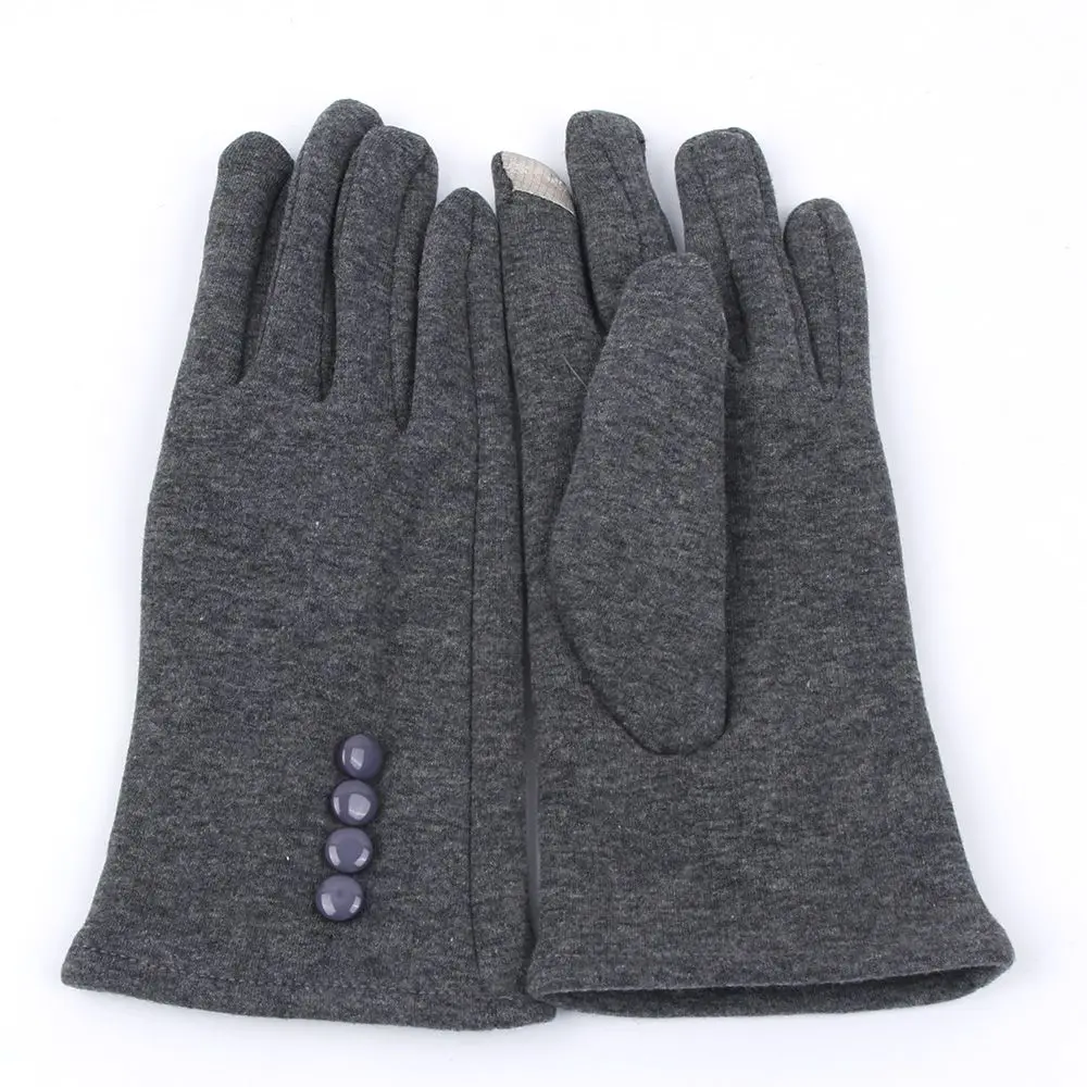 1 пара модных тачскрин для женщин s Осень Зима для активного отдыха, спортивная теплая хлопчатобумажная перчатка для женщин мобильный телефон женские зимние теплые перчатки