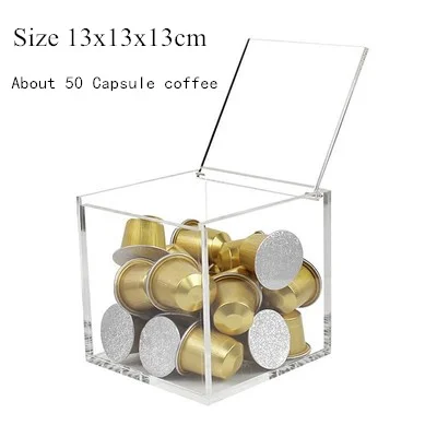 1 Pièce De Boîte De Rangement De Capsules De Café En Forme De Boule -  Design Élégant Et Simple - Grande Capacité Transparente Et Visible - Peut  Stocker Des Bonbons, Des Chocolats