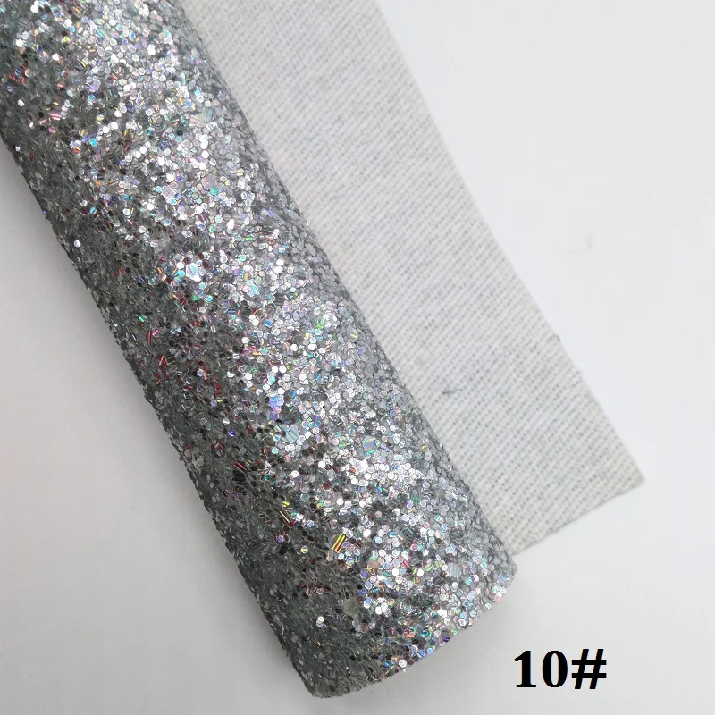 10 Glitterwishcome 21X29 см A4 размер винил для бантов массивный блеск кожа Fabirc искусственная кожа листы для бантов, GM284A - Цвет: 10