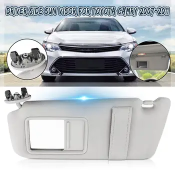 

1 piece Left Car Sun Visor Makeup Mirror for Toyota Camry 2007 2008 2009 2010 2011 Windscreen Sun Visor Auto Accessories Gray