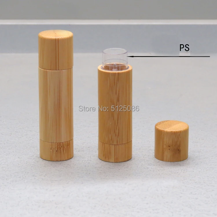 20/50/100 шт 5G пустой бамбук косметический контейнер для губной помады, прямой розлив косметика парфюмерия диспенсер 5 мл бальзам для губ губная тюбик с румянами макияж, блеск для губ, посылка