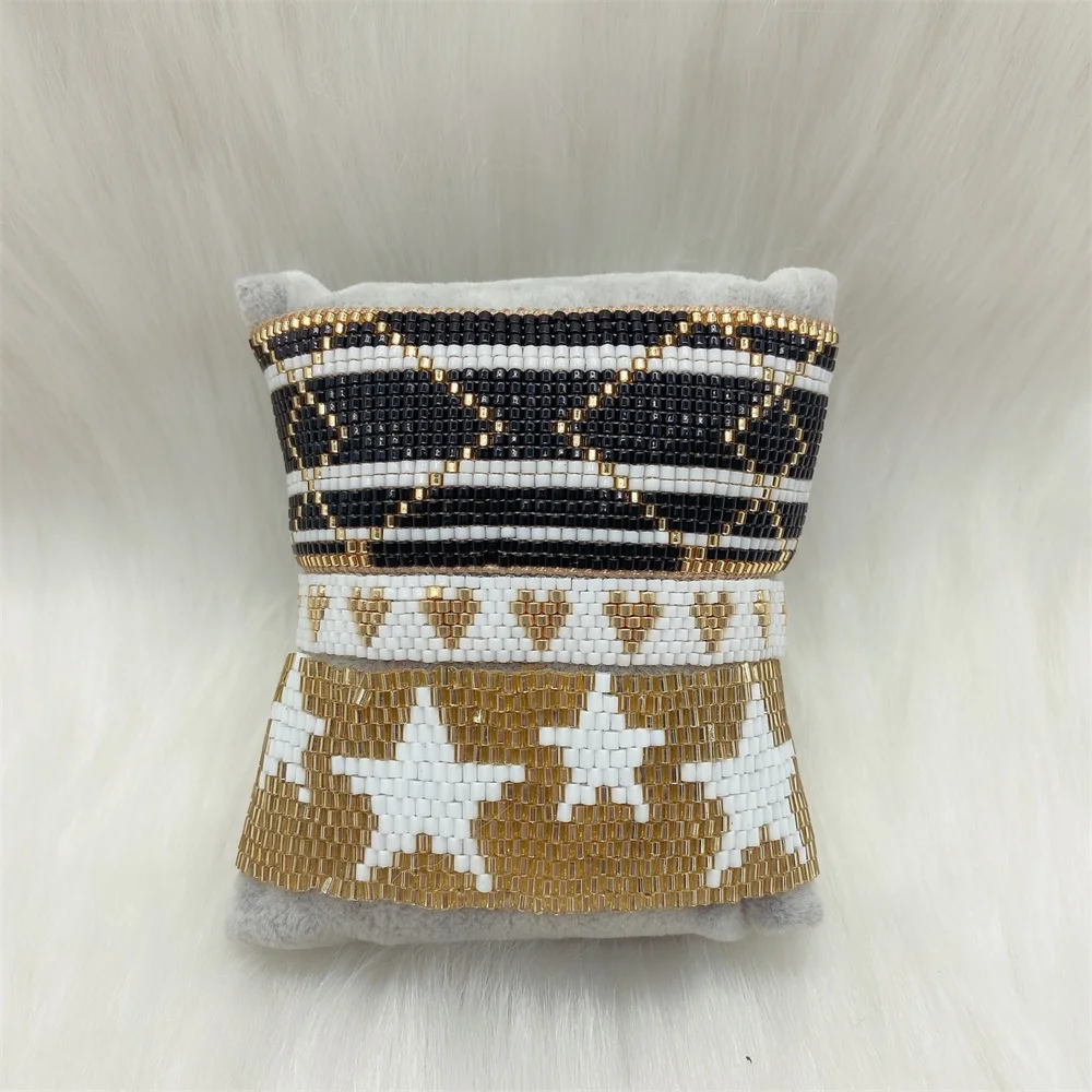 ZHONGVI Boho Women Bracelet Handmade MIYUKI Evil Eye Pulseras mujer Fashion Heart Bracelets Set Friendship Gifts Dropshipping