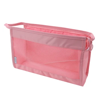

Women Travel Transparent Mesh Cosmetic Makeup Bag Storage Toothbrush Pouch Washing Organizer Portable Case Nylon