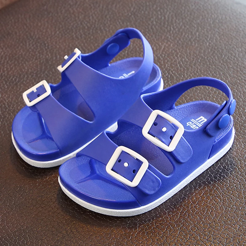 Summer Boys Leather Sandals For Baby Children's Beach Shoes 1-8 Years