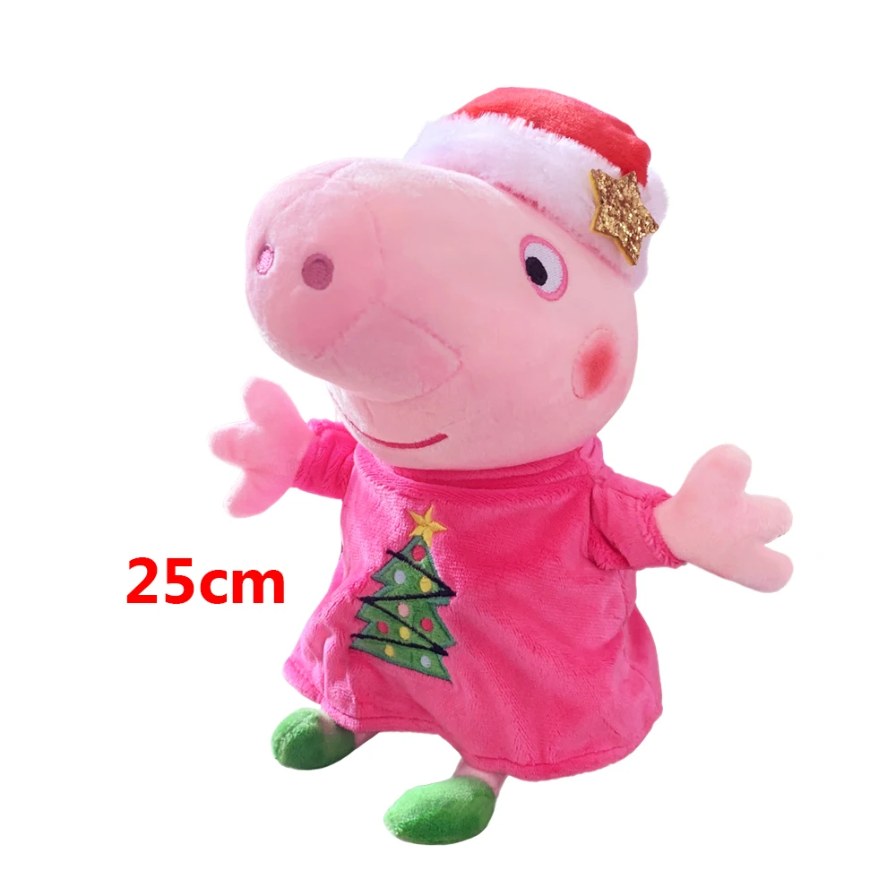 Peppa Pig Stuffed Toys, Peggy Buckle, George e outras bonecas de desenho  animado, Soft Fill, qualidade genuína, presentes de Natal, 19cm - AliExpress