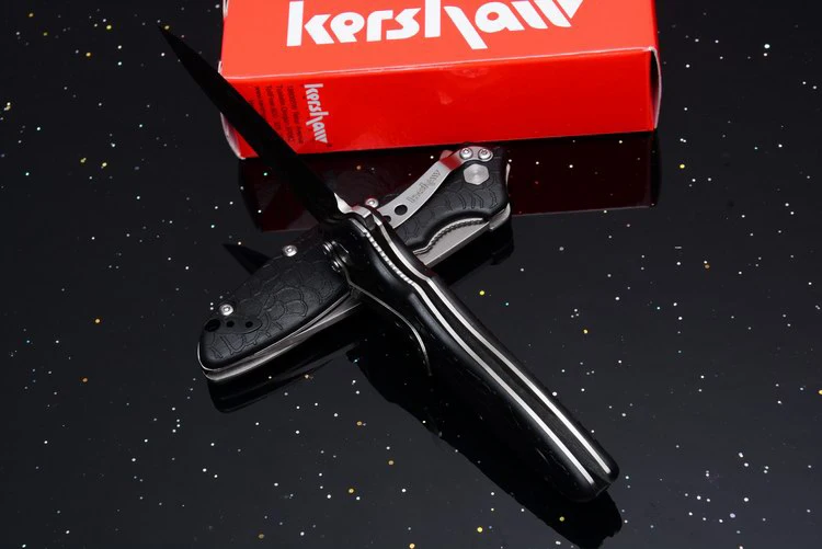 Складной нож Kershaw 1380, 8cr13, черная ручка из АБС, наружные карманные ножи для кемпинга, охоты, выживания, высокое качество, инструмент для повседневного использования