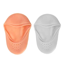 2 размера, полная длина, силиконовые гелевые носки, увлажняющие носки для ухода за ногами, защита подошвенного фасциита, уход за ногами, педикюр