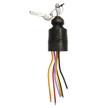 

Boat Engine With 2 Keys Outboard Motor Control Box Ignition Switch Professional Safety 3 Position Marine 6 Wire For Mercury