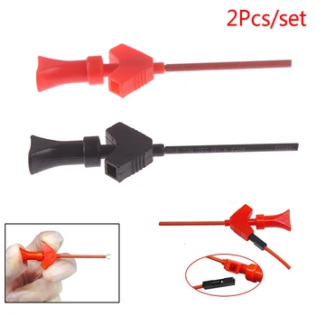 

2pcs Mini Analyzer Testing Probe Grabber SMD IC Test Hook Clip Jumper Probe Logic Analyzer Testing Accessories