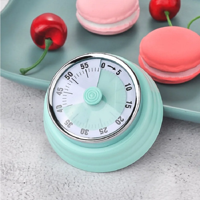 60 Minutes Mechanical Timer-Magnetic Visual Countdown Timer with Alarm for Kitchen Cooking Baking Kitchen Tool