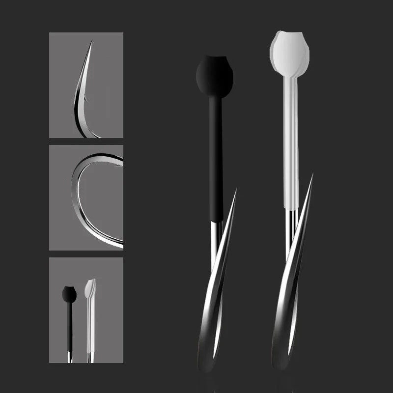 

12pcs/lot High Carbon Fishing Hook With Leather Cover Carp Catfish Anzol Peche Big Fish Tackle Fishing hook owner