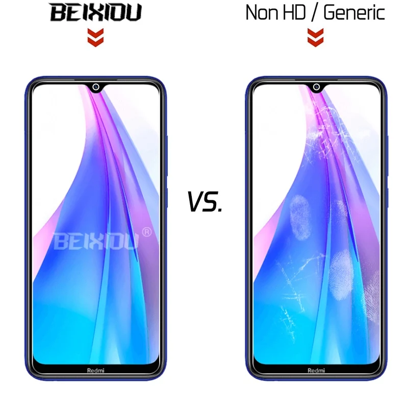 2 шт Полное закаленное стекло для Xiaomi Redmi Note 8T защита экрана закаленное стекло для Redmi Note 8T защитная пленка