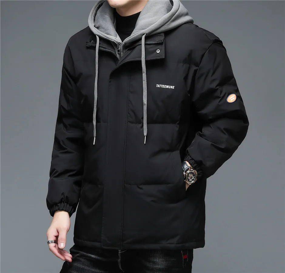 COODRONY Winter Duck Down Jacket Men Thick Warm Parka With Hood Fashion Pocket Coat Windbreaker New Arrival Brand Clothing C8173 long puffer jacket