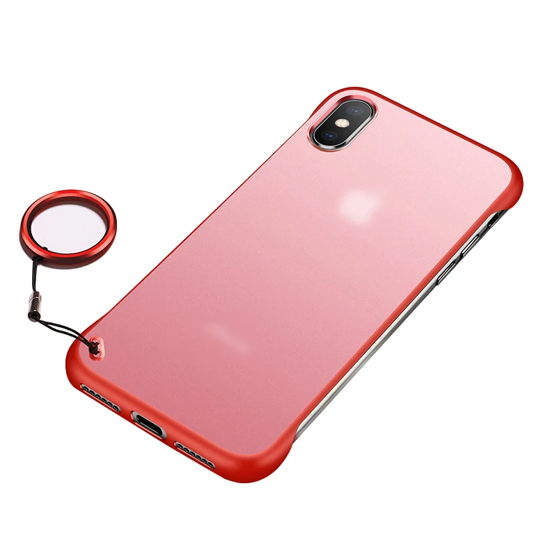 Новое поступление матовый чехол для телефона X XS MAX XR 6 6S 7 7S 8 Plus Модный черный