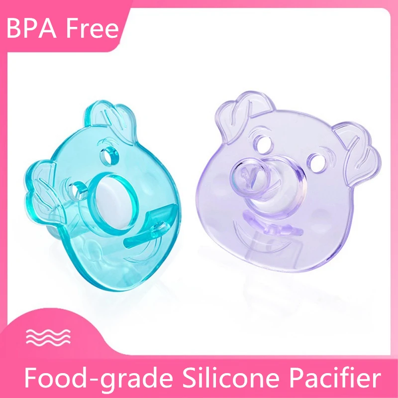 Соски пустышки для новорожденных мальчиков и девочек Пищевая силиконовая соска