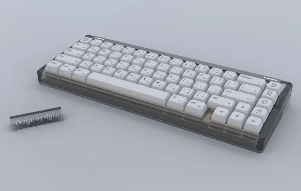 Keycaps para Cherry Branca Retro Apple Estilo Pbt Switch Mecânico Gaming Teclado Sublimação np Perfil Substituir Tampões Chaves Cor - Imagem 2