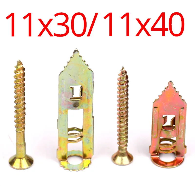 Anchor Screws Drywall Fixing Anchor Holes Drywall Gypsum Dowel Fixing Tools Kit Screws