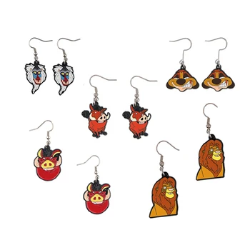 

K347 Wholesale 20 pairs/lot Fashion Trend Stud Earring for women Cartoon Studs Jewelry Prevent allergy Kids Gifts