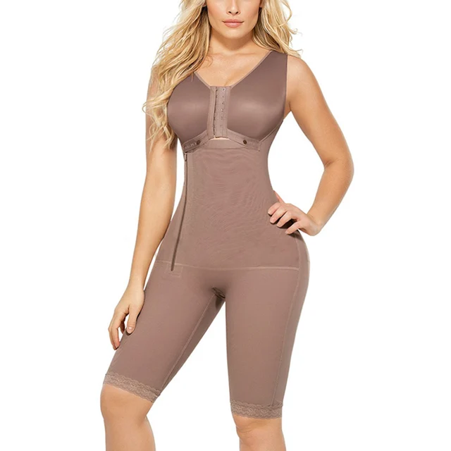 Gaine Ventre Skimm Fajas Reductoras High Compression Girdle for Women Tummy Control Shapewear Corset mujer Auburn