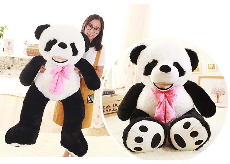 260 см мягкая китайская гигантская панда кожа игрушка панда Большие Животные панда пальто для девушки подарок на день Святого Валентина животных Panada пальто