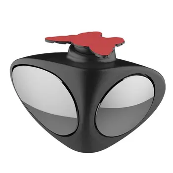 

Car Front Wheel Blind Spot Double-Sided Mirror Rear View Auxiliary Mirror Glass Mirror ABS 360 Degree Rotation