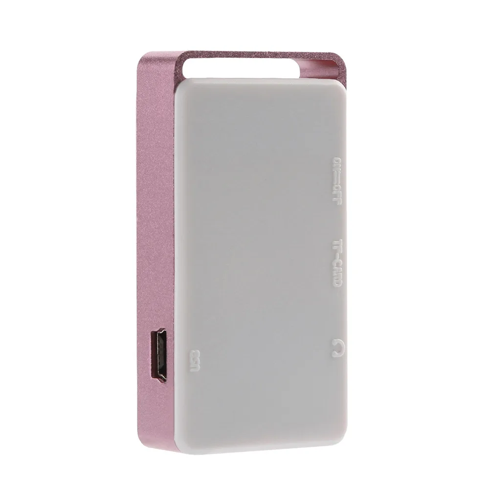 USB цифровой MP3-плеер с ЖК-экраном Поддержка Micro SD TF карты 32G зеркальный музыкальный медиа с помощью порта питания Micro USB