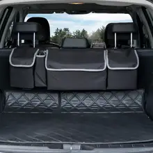 Органайзер для багажника автомобиля, сумка для хранения на заднем сиденье, многофункциональная ткань Оксфорд, органайзер для заднего сиденья автомобиля, аксессуары для салона автомобиля