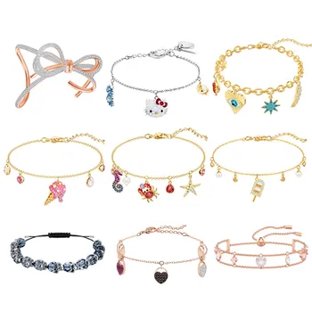 

Original 2019 New Butterfly Ice Cream Marine Life Star Moon Shape Fashion Glamour DIY Bracelet Jewelry Woman Girl Jewelry