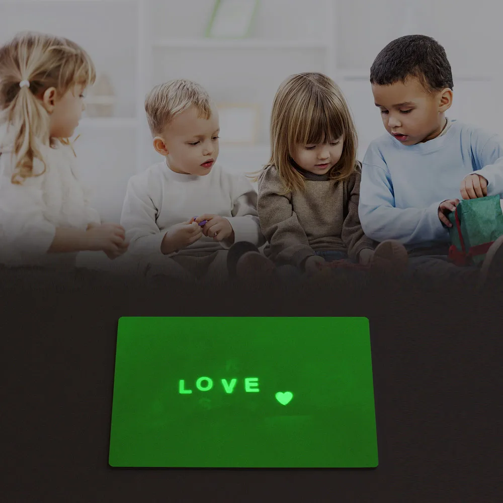 

Drawing Board Set A4 PVC Draw with Light in Dark for Children Kids Funny Toys Gifts