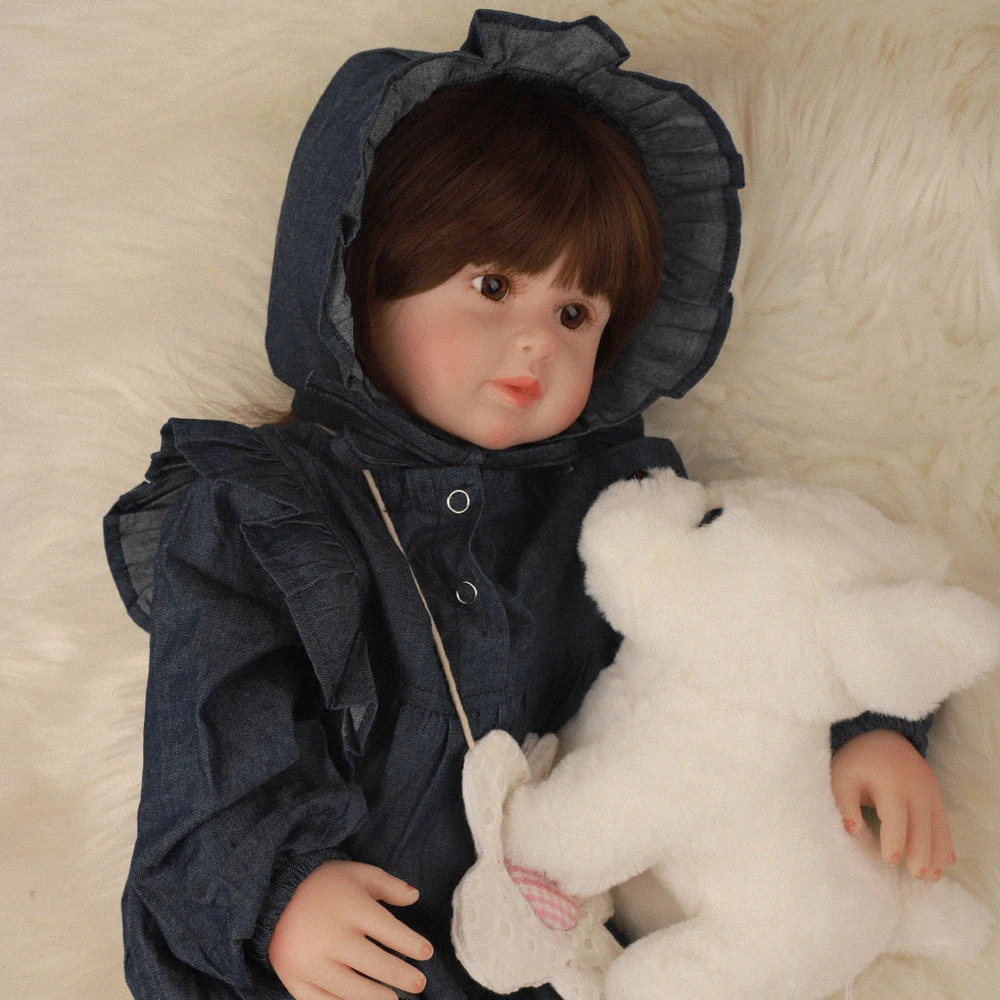 2" Ограниченная Коллекция Bebe Reborn Baby Doll мягкая виниловая ткань тела Прекрасная принцесса кукла реалистичные куклы новорожденных подарок на день рождения 60 см