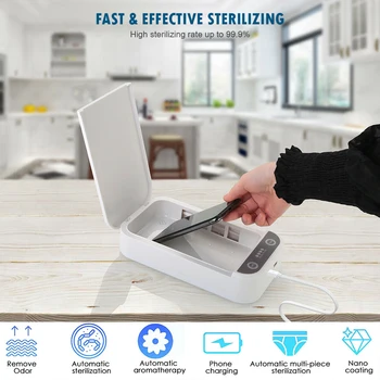 

Portable UV Disinfection Box Aromatherapy Ultraviolet Sterilizer Household Phone Jewelry Cleaner Personal Sanitizer Dropshipping