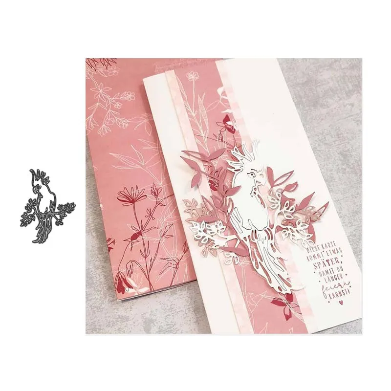 

Metal cutting dies parrot Scrapbooking For Paper Embossing Frame Card Dies Set