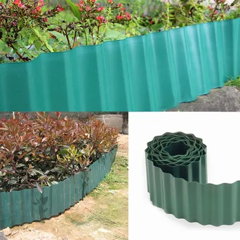 

Garden Edge Border Fence High Quality Plastic Lawn Edging Plant Border Decorations Flower Bed Border Home Decor