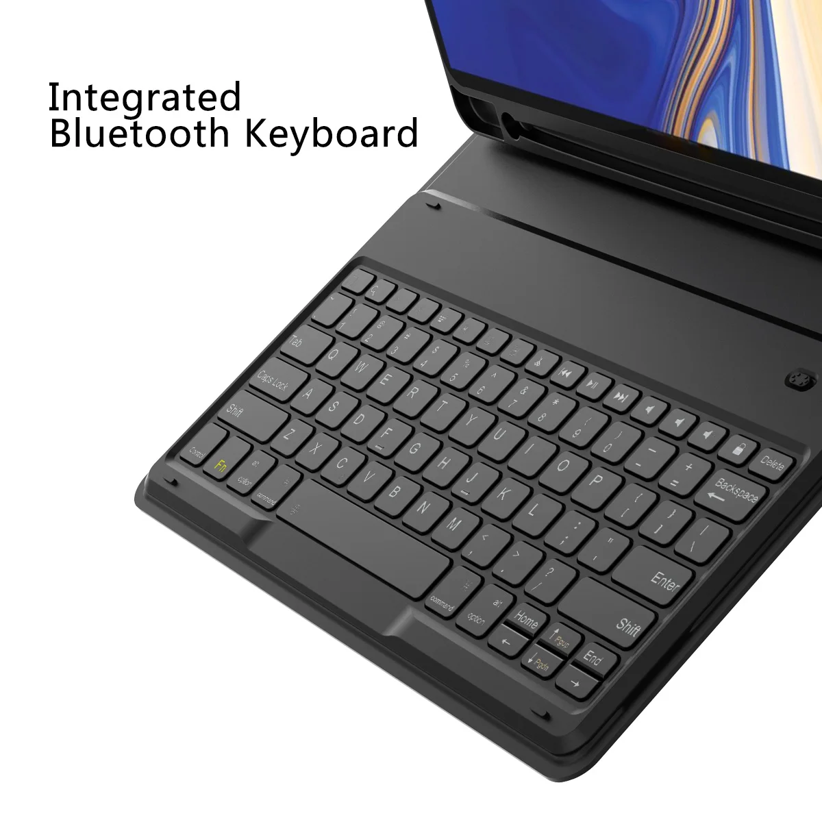 Чехол с американской клавиатурой для samsung Galaxy Tab S4, 10,5 дюймов, T830, Отделяемая Bluetooth клавиатура, кожаный раскладной чехол-подставка для планшета