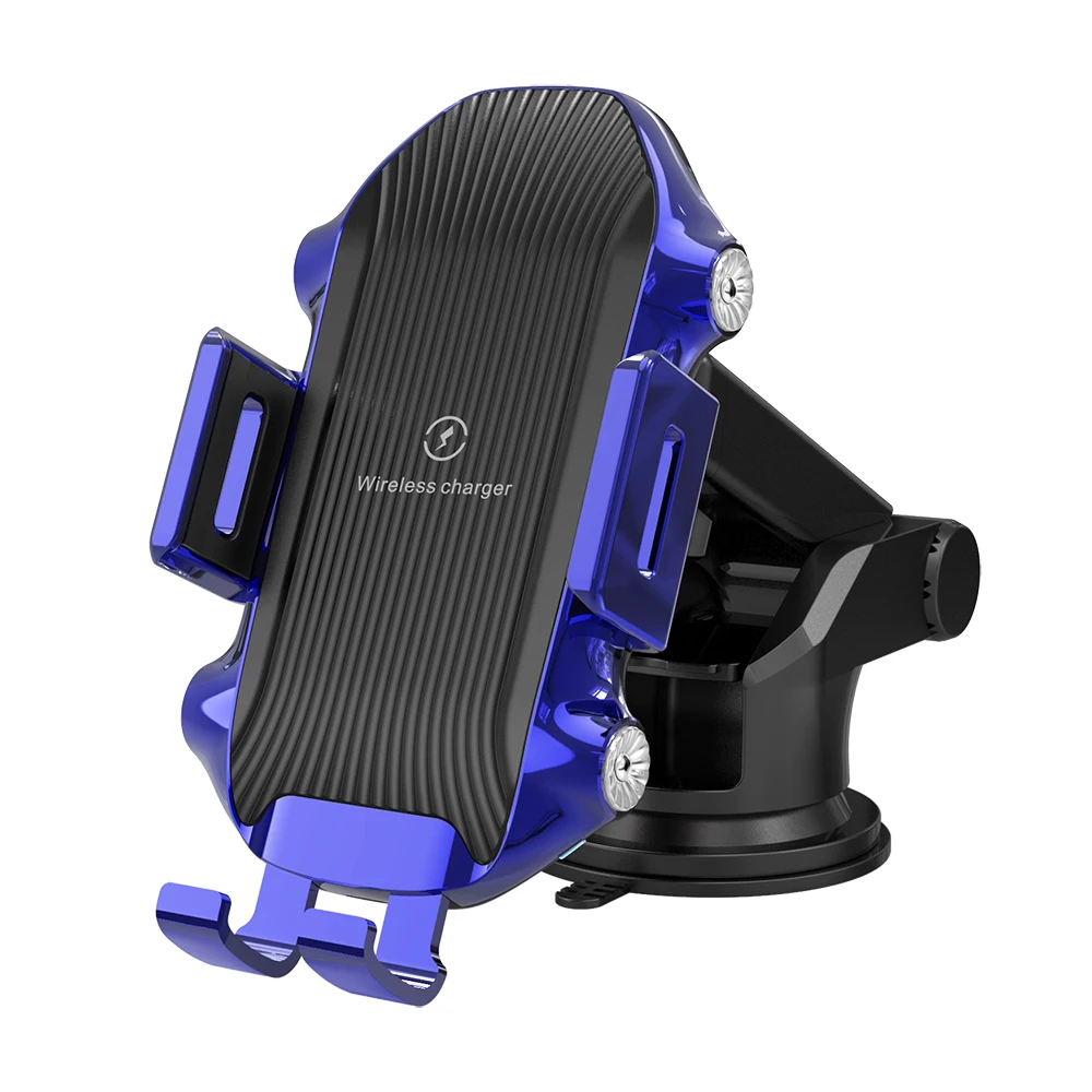 15Touch Sensor Wireless Car Charger Qi Fast Charge Car Mount for Huawei P30Pro Mate20PRo iphone XR XS 