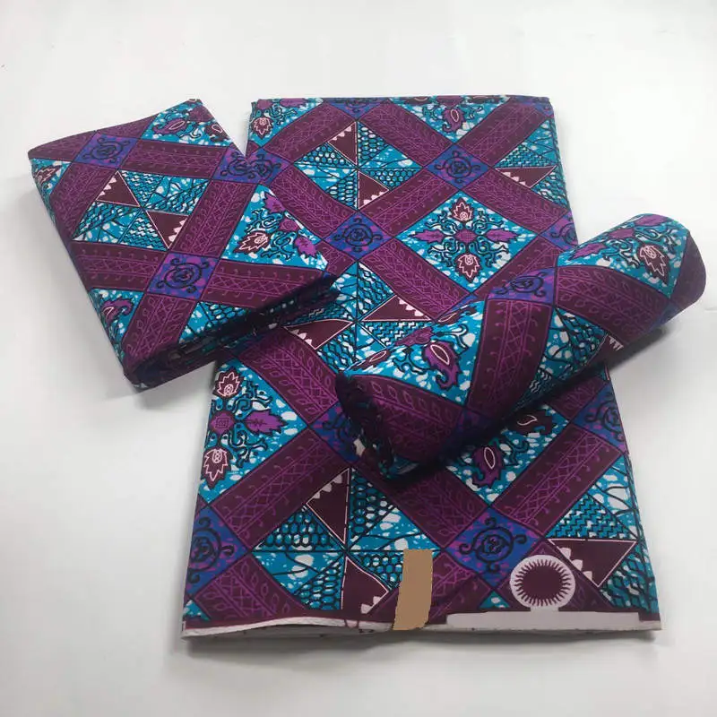 New Design Best Quality Guaranteed Veritable Wax 6 Yards/lot African Ankara Real Wax Cotton Print Fabric. 10272