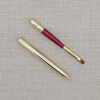 

R132 Professional Makeup Brushes Synthetic Fiber Lip Brush with Cap Cosmetic Tools pincel maquiagem Make Up Brush